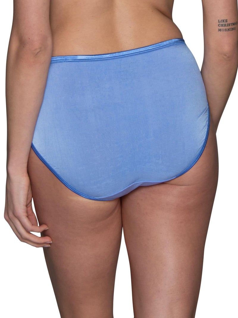 Vanity Fair Women's Illumination Hi Cut Panty 13108 Underwear, MOCKINGBIRD, Medium/6 - Image 3