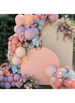 Sowide Pastel Balloon Arch Kit,Dusty Blue Sage Pink Retro Purple Metallic Gold Macaron Yellow Colorful Balloons For Garden Birthday Bridal Wedding Baby Shower Anniversary Graduation Party Decorations  - Image 5