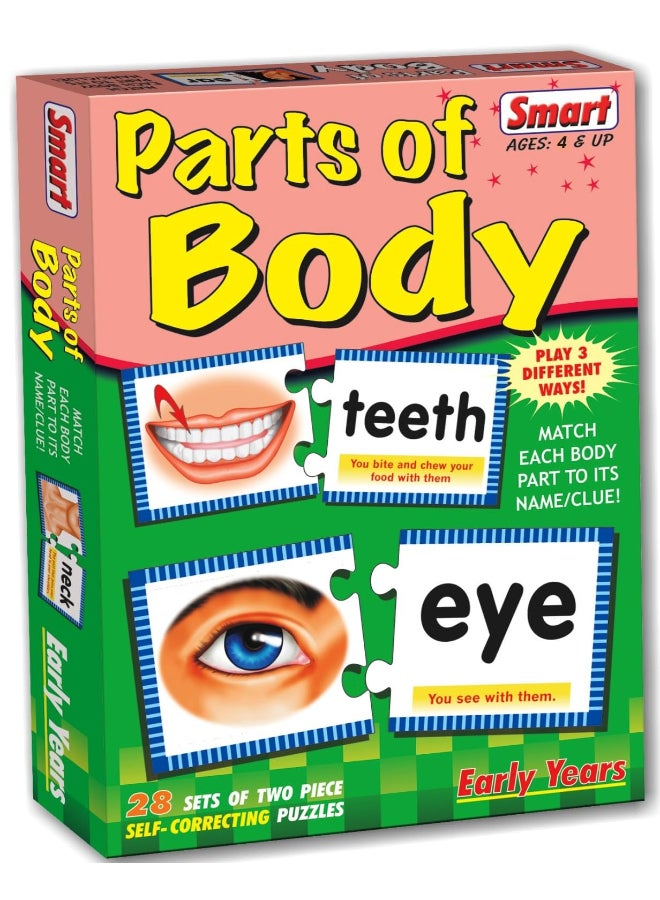 Creative's Creative’s Smart Parts of Body Educational Games - Recognition & Naming Game for Kids, Learning Skills & Speech Therapy, Montessori Toys Gift for Boys & Girls Ages 4 5 6 - Image 1