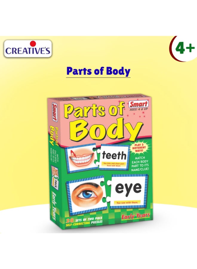 Creative's Creative’s Smart Parts of Body Educational Games - Recognition & Naming Game for Kids, Learning Skills & Speech Therapy, Montessori Toys Gift for Boys & Girls Ages 4 5 6 - Image 2