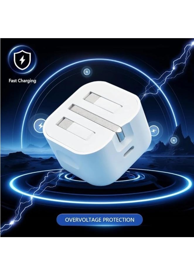 iPhone 16, iPhone15 Pro Max Charger With USB C Port 35 Watt with 1M iPhone Fast Charging Cord Type C to C for iPhone 16 / 15 Pro max/15 Pro/15 plus/15, Samsung S24 and all USB C mobiles / Tabs - Image 4