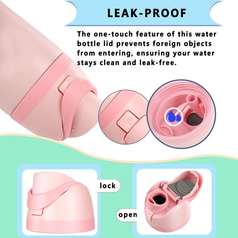 NTIERA Replacement Lid for Owala Freesip,Compatible with Owala Freesip Water Bottle 16oz 24oz 32oz 40oz,Premium Replacement Accessories for Owala Cap,LeakProof,BPA-Free(Pink) - Image 4