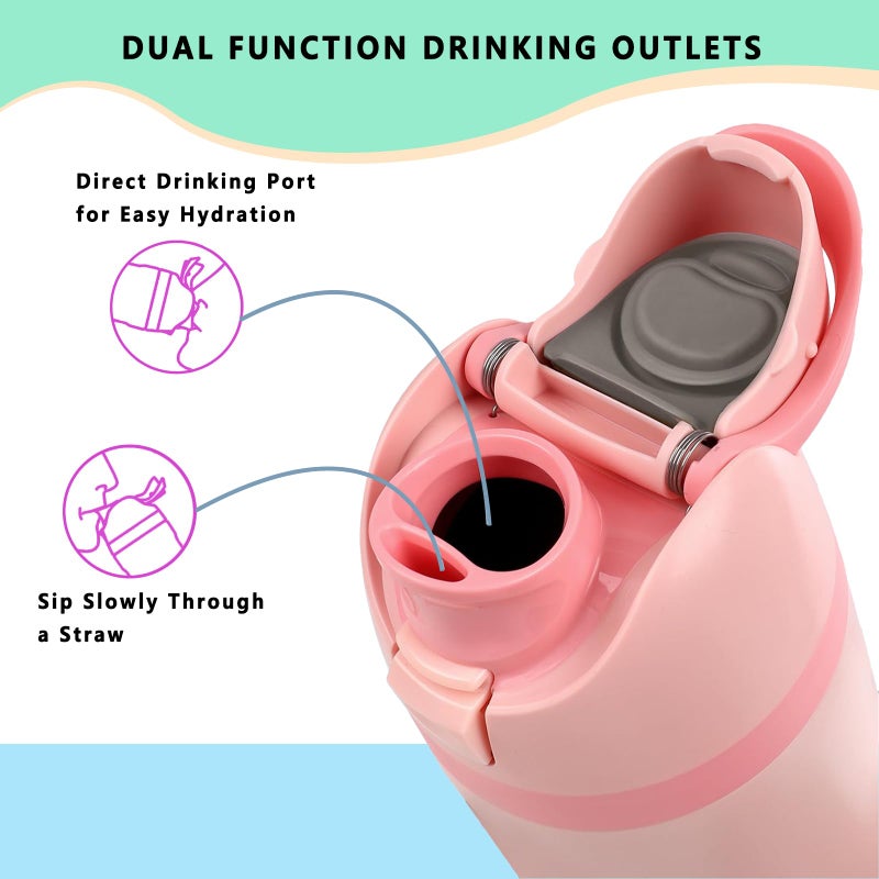 NTIERA Replacement Lid for Owala Freesip,Compatible with Owala Freesip Water Bottle 16oz 24oz 32oz 40oz,Premium Replacement Accessories for Owala Cap,LeakProof,BPA-Free(Pink) - Image 5