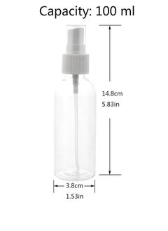 Generic 50-Piece Empty Spray Bottles Clear 100ml  - Image 2