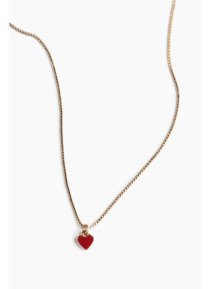 H&M Heart-Pendant Necklace