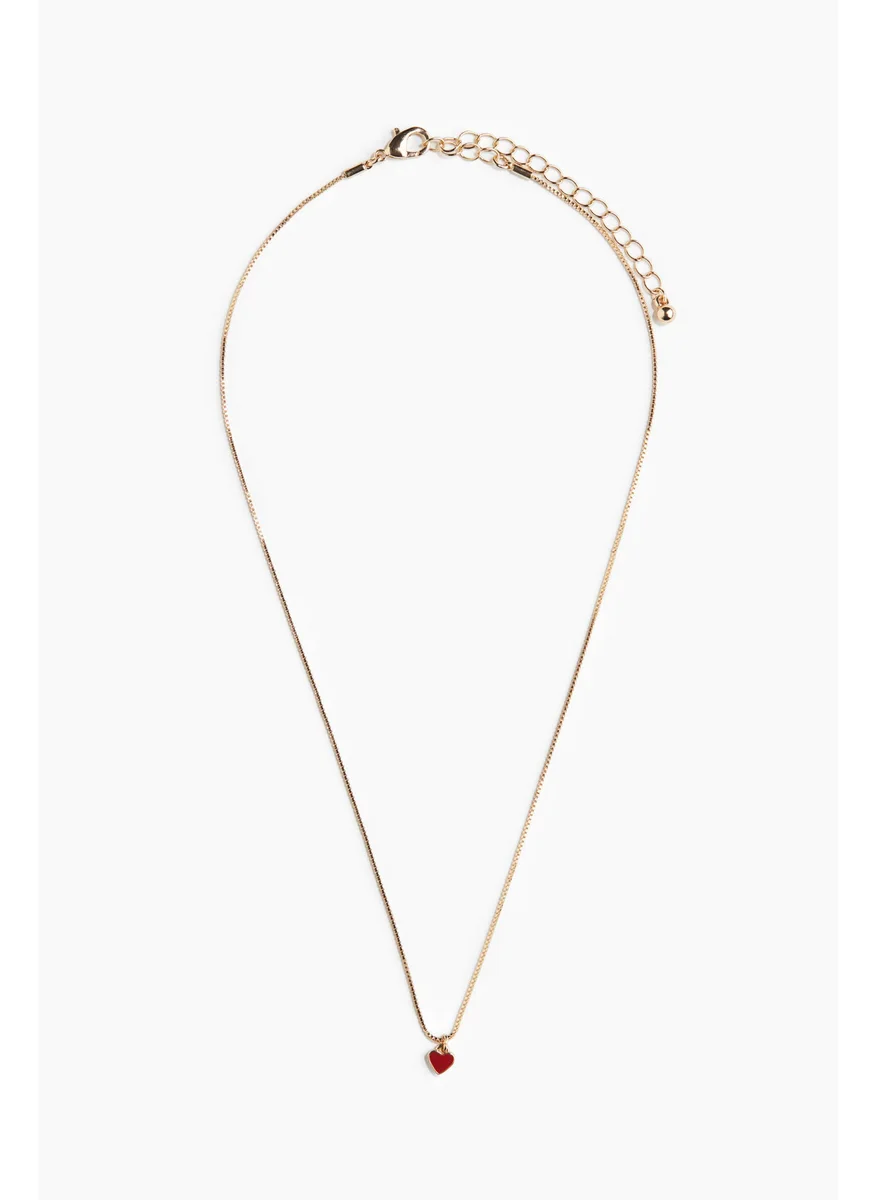 H&M Heart-Pendant Necklace