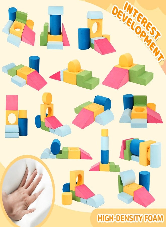 Edbuosy Toddler Climbing Toys Indoor, 7-Piece Colourful Foam Climbing Blocks, Soft Play Climbing for Toddlers, Modular Crawling & Sliding Play Set for Toddlers 1-3 Years Old - Image 4