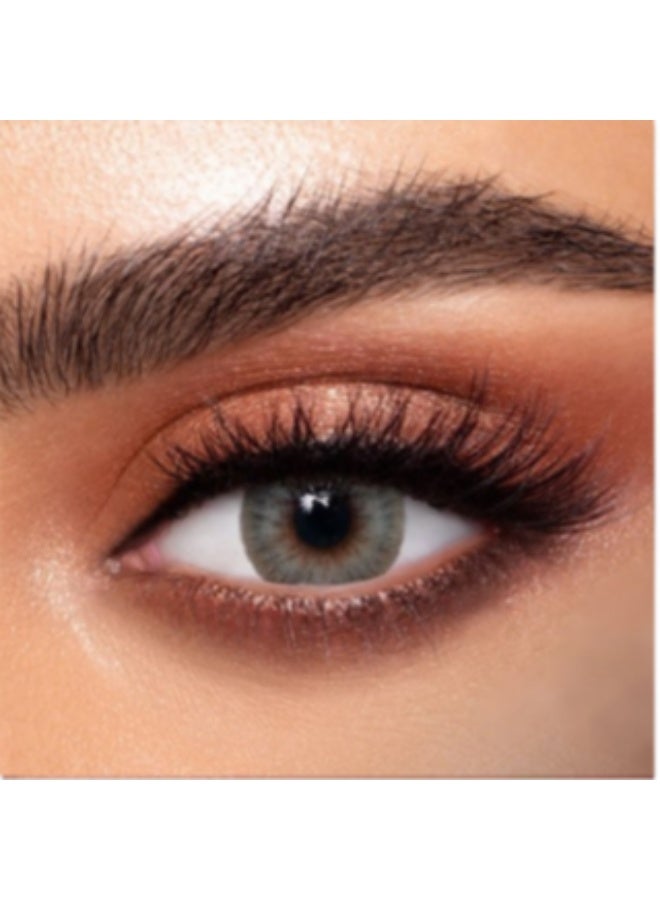 Dahab contact lenses, color (Sabreen Gray) #7, for daily use - Image 1