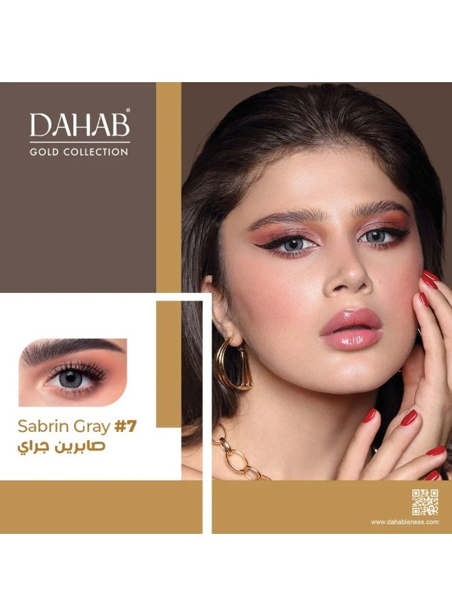 Dahab contact lenses, color (Sabreen Gray) #7, for daily use - Image 2