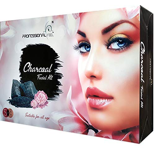 Professional Feel Black Charcoal Facial Kit  500gm Set of 5 - Image 1