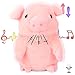 Hopearl Talking Pig Repeats What You Say Piggy Nodding Electric Interactive Animated Toy Speaking Plush Buddy Gift for Toddlers Pink 65 - Image 2