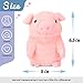 Hopearl Talking Pig Repeats What You Say Piggy Nodding Electric Interactive Animated Toy Speaking Plush Buddy Gift for Toddlers Pink 65 - Image 4