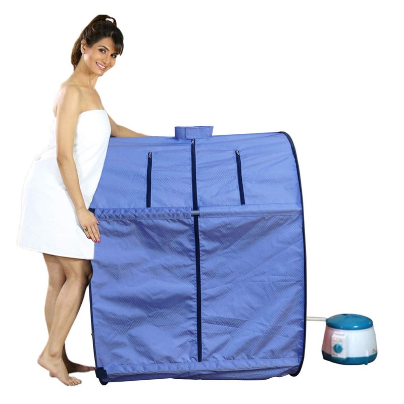 Kawachi Kawachi Portable Folding Safe Personal Steam Bath for Relaxation at Home Rejuvenator Lightweight Indoor Full Body Detox Therapy SteamSauna Spa Tent - Image 3