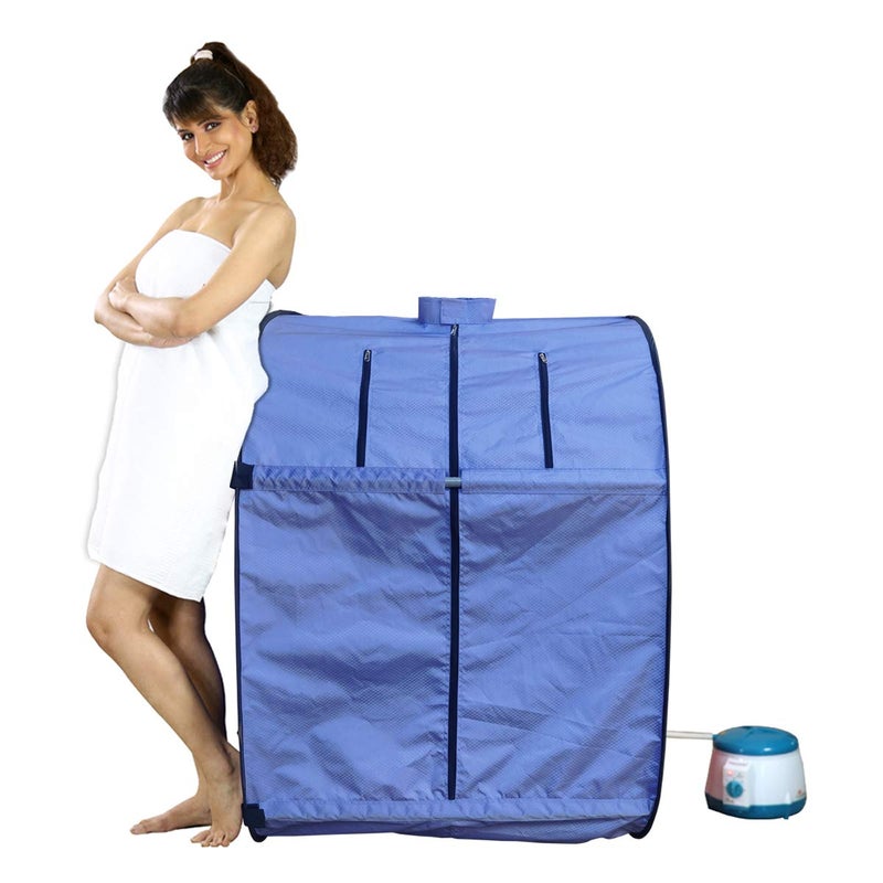 Kawachi Kawachi Portable Folding Safe Personal Steam Bath for Relaxation at Home Rejuvenator Lightweight Indoor Full Body Detox Therapy SteamSauna Spa Tent - Image 5