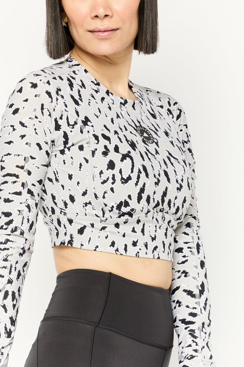 Adidas أديداس بواسطة ستيلا مكارتني ملابس رياضية نسائية بأكمام طويلة، متعددة الألوان - Image 3