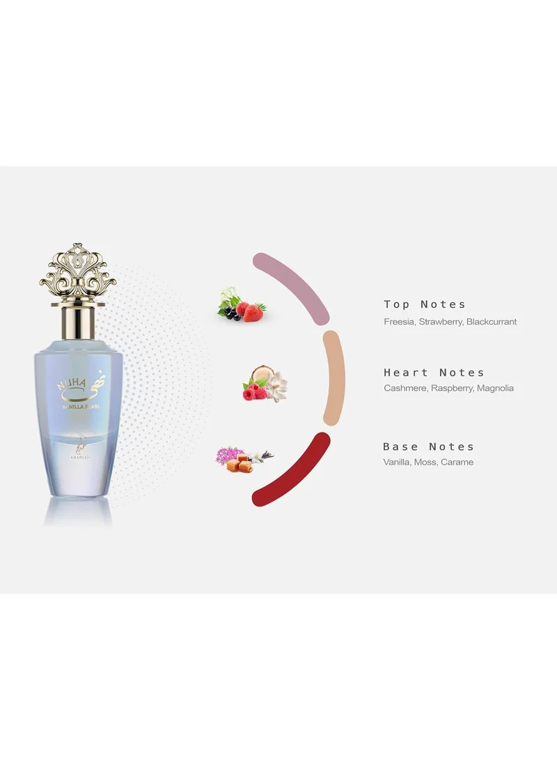 عطور خدلج عطر خادلاج نهى فانيليا بيرل 85 مل بخاخ ماء عطر للنساء