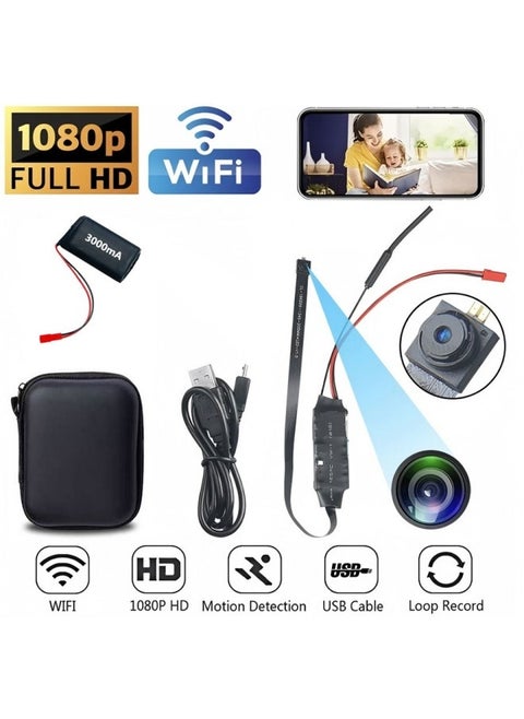 1080P Mini Wireless Wifi Spy Camera Portable HD Security Camera with Night Vision Motion Detection Cloud Storage Remote Viewing for Security