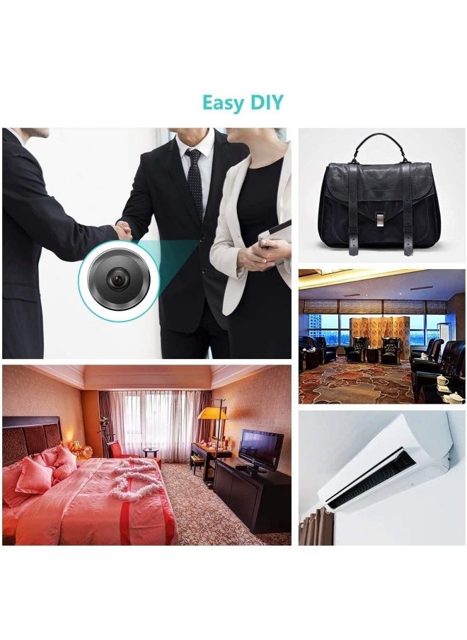 1080P Mini Wireless Wifi Spy Camera Portable HD Security Camera with Night Vision Motion Detection Cloud Storage Remote Viewing for Security