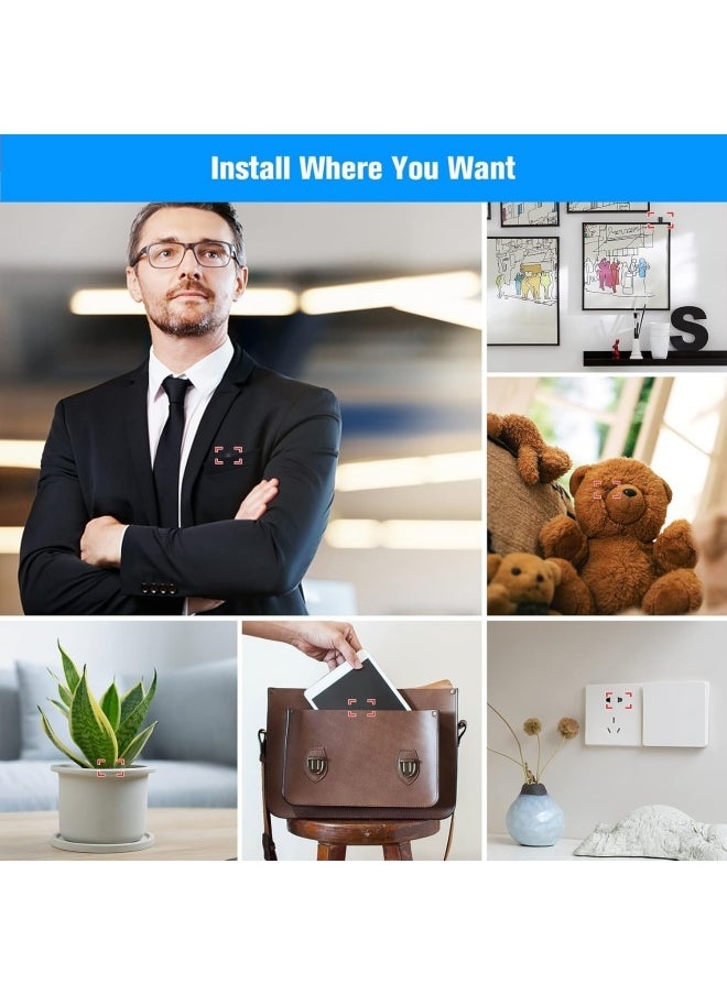 1080P Mini Wireless Wifi Spy Camera Portable HD Security Camera with Night Vision Motion Detection Cloud Storage Remote Viewing for Security