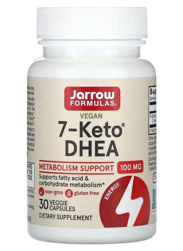 jarrow formulas 7-Keto-DHEA100 mg 30 Veggie Capsules 