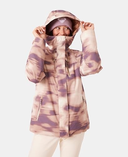Roxy Women's Jetty Block Jacket – 10K Waterproof, Insulated Snow Jacket, PFAS-Free, Recycled Fabric, Tan Combo, X-Large - Image 2