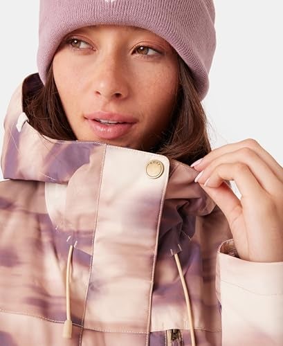 Roxy Women's Jetty Block Jacket – 10K Waterproof, Insulated Snow Jacket, PFAS-Free, Recycled Fabric, Tan Combo, X-Large - Image 5
