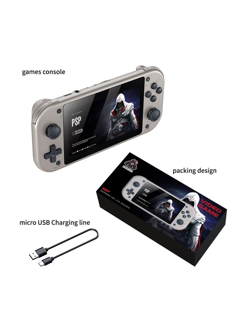 Generic - Boyhom M17 Retro Handheld-Videospiel konsole Open-Source-Linux-System 4,3 Zoll IP-Bildschirm tragbare Tasche Video-Player - Image 1
