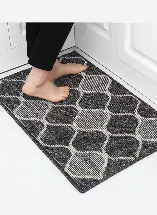 Floor Mat,Anti-Slip Floor Mat,Kitchen Floor Mats,Absorbent Resist Dirt Mat,Oil-Proof Floor Mats,Dirt-Resistant Floor Mats,Wear-Resistant Floor Mats,Suitable For Kitchen/Dining Room/Bathroom/Doorway, Etc.  - Image 3