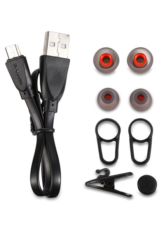 NIBEMINENT Wireless Over-Neck Earphone Red - Image 5