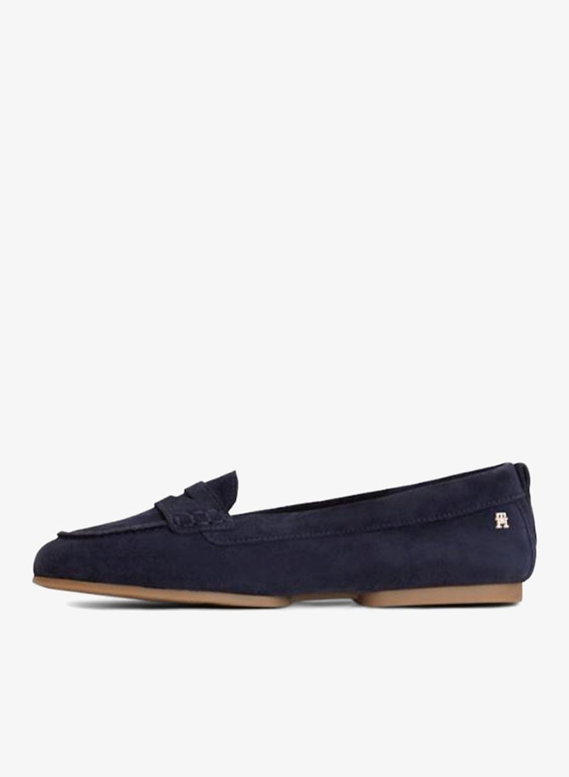 TOMMY HILFIGER Monogram Flexible Suede Loafers - Image 2