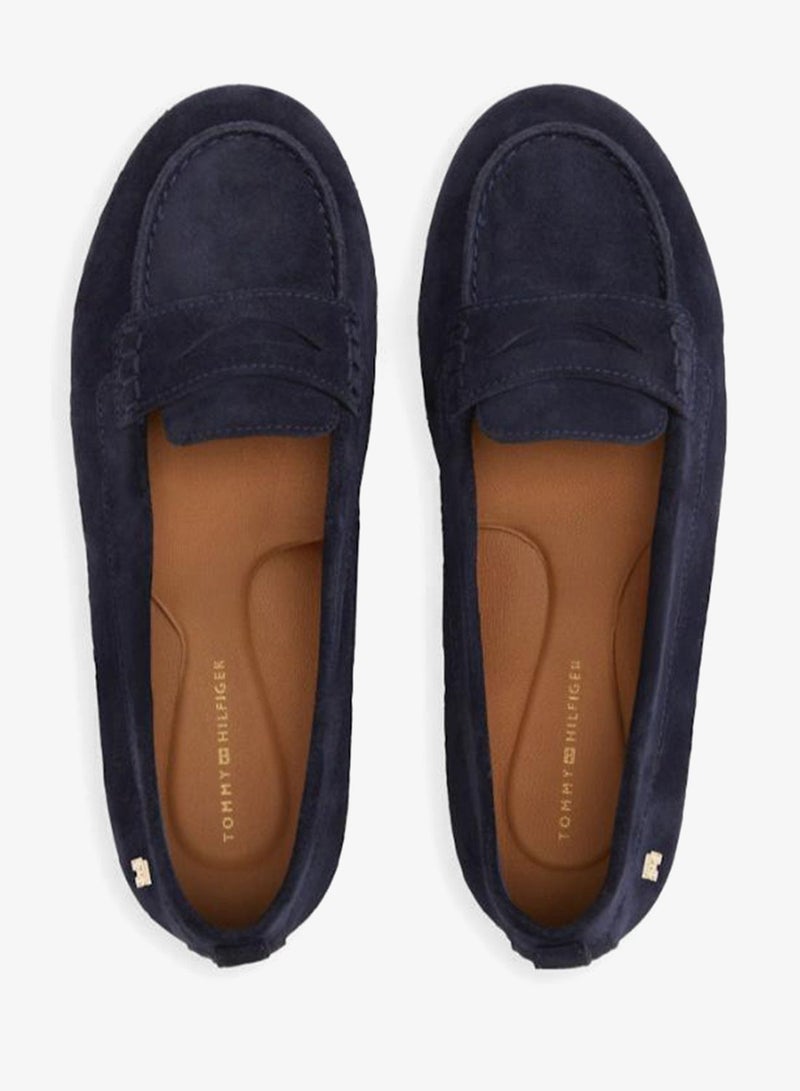TOMMY HILFIGER Monogram Flexible Suede Loafers - Image 5