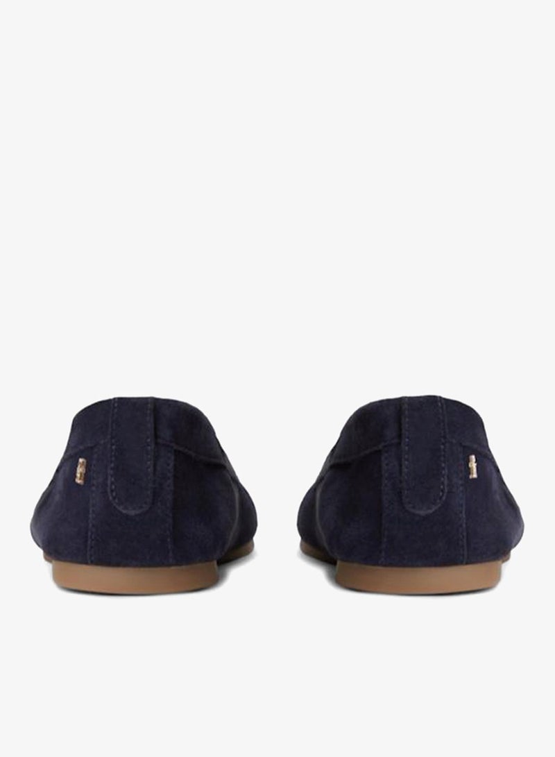 TOMMY HILFIGER Monogram Flexible Suede Loafers - Image 4