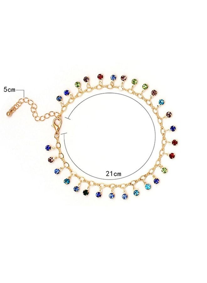 Generic - Alloy Ladylike Rhinestone Anklet Chain - Image 1