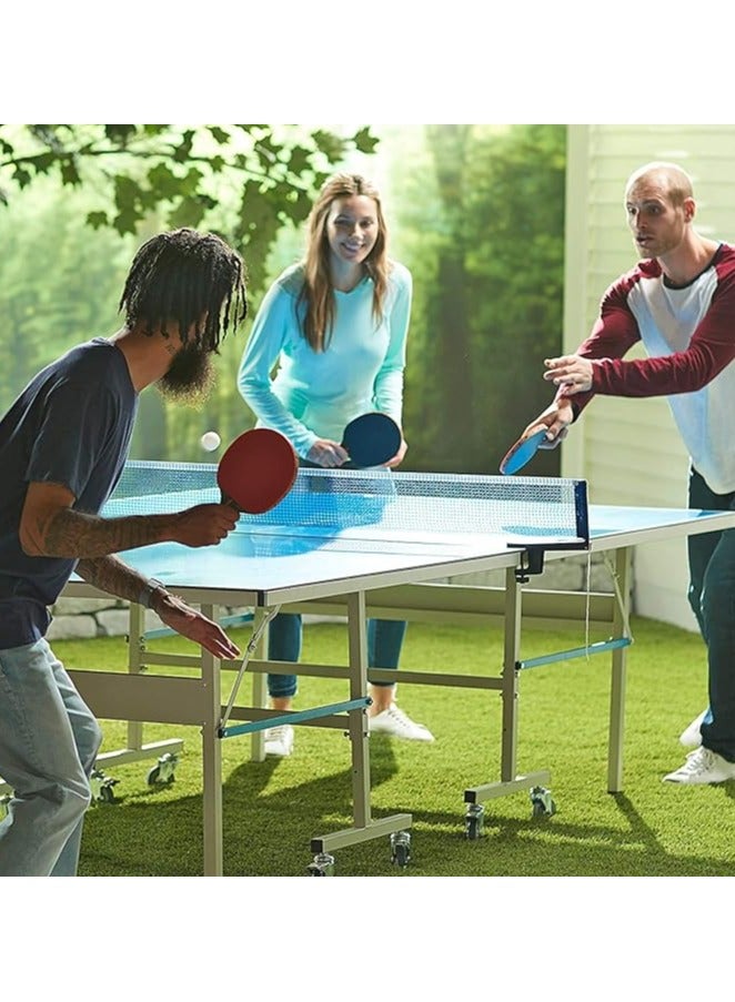 Weinixun Ping Pong Paddle Set, Portable Table Tennis Set with Retractable Net,Rackets,Balls and Carry Bag - Image 3