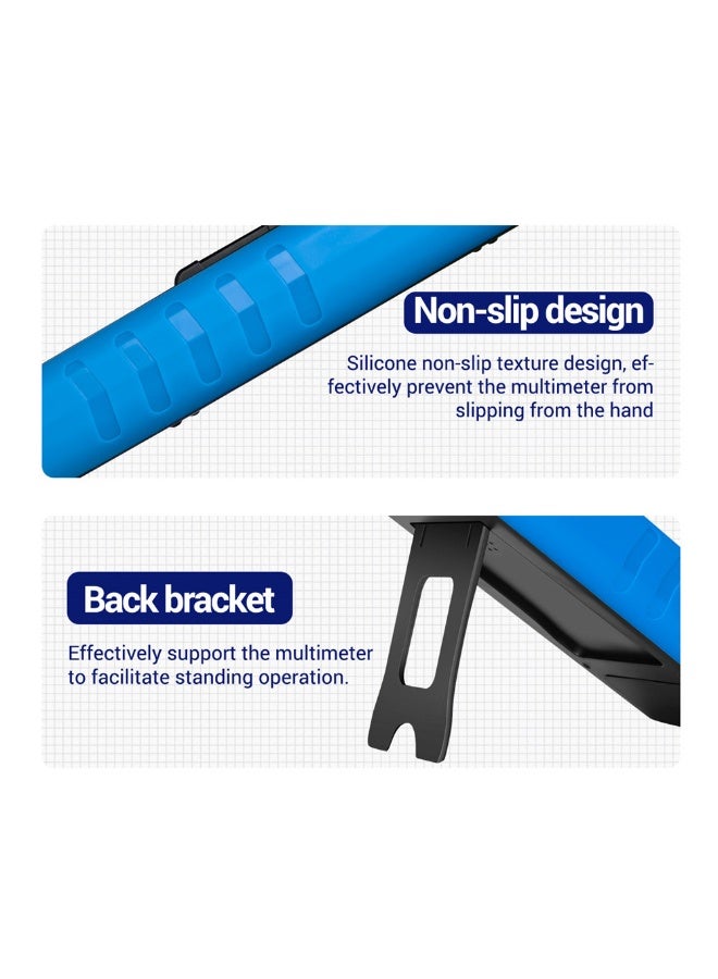 أنينج مقياس رقمي ANENG AN9205A بتقنية 3 1/2 شاشة LCD عدد 1999، نطاق يدوي، مقياس عالمي ل قياس التيار المتناوب والمستمر والمقاومة والسعة واختبار الترانزستور. جهاز قياس متعدد الوظائف مع إضاءة خلفية واختبار NCV، باللون الأزرق. - Image 2