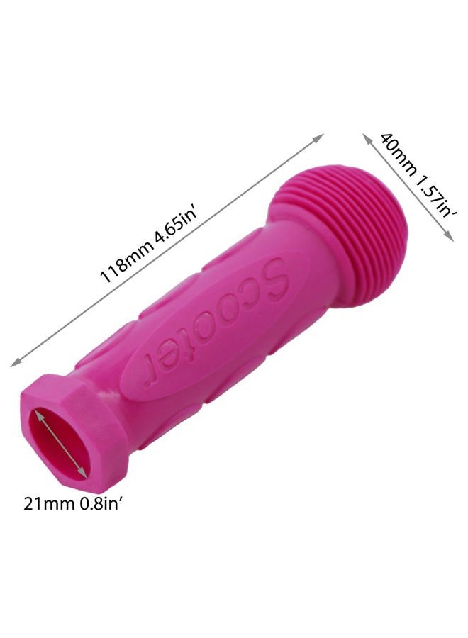 Gladeer Kids Scooter Handle Grips Replacement Handlebars for 2/3/4 Wheels Child Kick Push Scooters Bike Rocking Car, 2-Pack (Dark Purple) - Image 4