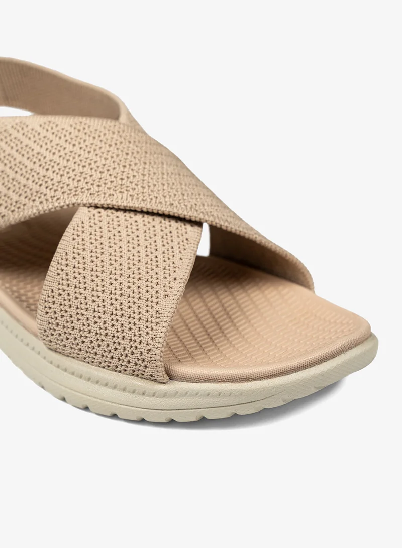 Geoomnii BEIGE Geoomnii Comfort Slide Sandals for Women – Cushioned Slip-On Casual Sandals for Daily Wear, Home, Travel & Walking for Women | Best Price UAE