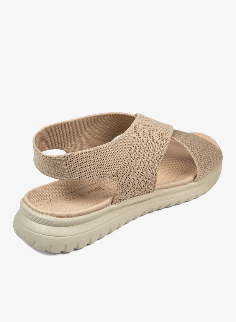 Geoomnii BEIGE Geoomnii Comfort Slide Sandals for Women – Cushioned Slip-On Casual Sandals for Daily Wear, Home, Travel & Walking for Women | Best Price UAE