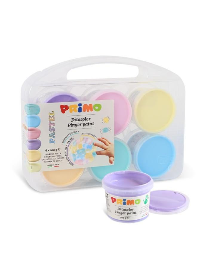 بريمو مجموعة ألوان باستيل مكونة من 6 أصابع للأطفال - Image 1