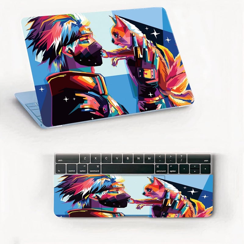 AtOdds Laptop Skin Sticker | Compatible for 16 inch Laptop - Notebook - MacBook | Bubble Free Application | Scratchproof Matte Finish | Full Body Coverage (Design-57) - Image 1