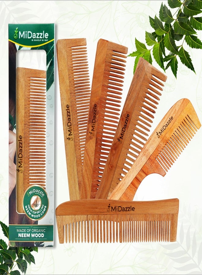 Omidazzle Midazzle Premium Gradient Pink 3D Hair Brush For Men & Women | All Hair Types, Get Neem Wood Comb Free - Image 5