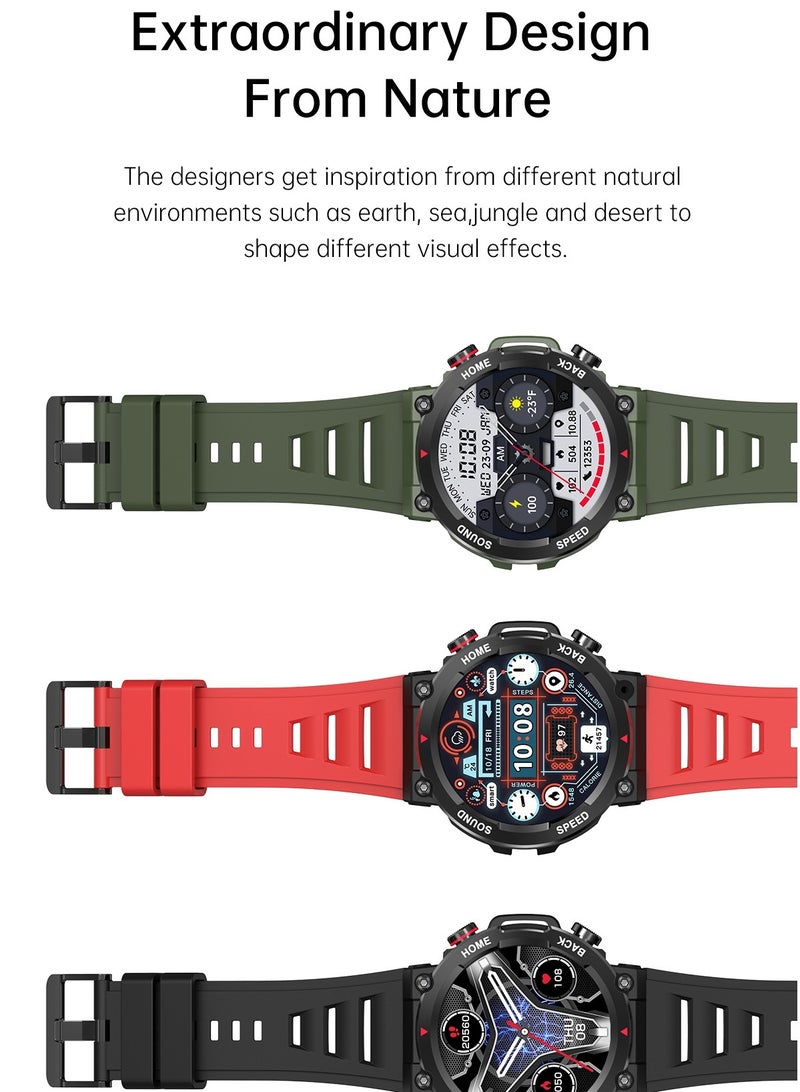 RollsTimi  Men's Sports Smartwatches Waterproof Smart Watch for Women Fitness Tracker, Bluetooth Call, Heart Rate Pressure Monitoring - Image 2