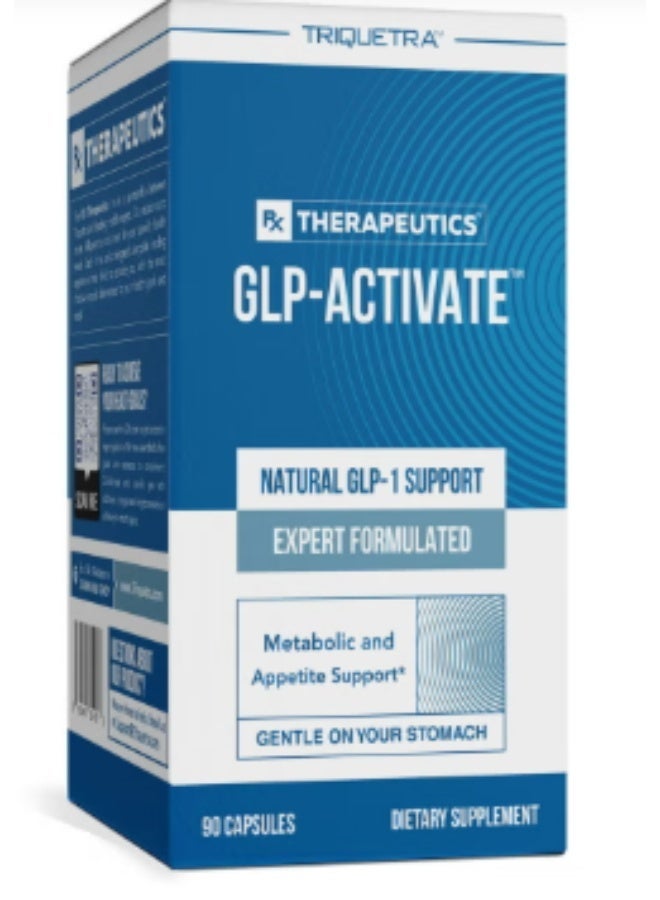 Triquetra Health GLP-Activate | Hunger & Metabolism Support - Formulated to Help Support GLP-1 Pathways - Expert Formulated Supplement - 1 Capsule for Balanced Appetite & Metabolic Wellness Daily (90 Servings) | Best Price KSA