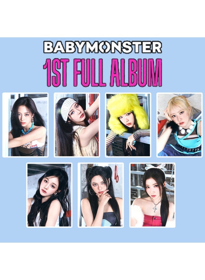 NIBEMINENT 3 Pcs Kpop BABYMONSTER AHYEON Deco Kit Waterproof Poster Stickers, High Definition Printing Bright Colors, Suitable for Laptop Skateboard Luggage Water Bottle Guitar DIY - Image 2