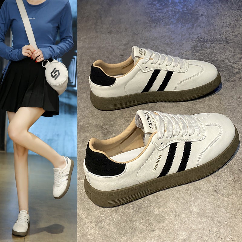 Women's Casual Lace-up Sneakers - Image 1