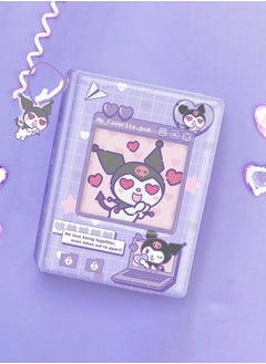 Bukela 3 Inch Mini Photo Album, Heart Hollow Card Binder Photo Album Photo Card Holder with Pendant 40 Pockets .  - Image 1