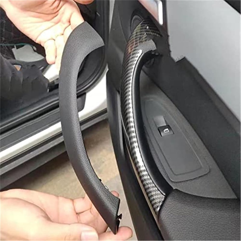 QASULER Carbon Fiber Door Handle Trim for X1 X2 F48 F49 F39 - Image 3