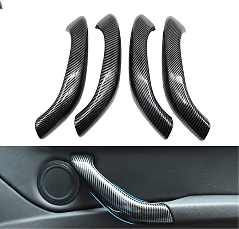 QASULER Carbon Fiber Door Handle Trim for X1 X2 F48 F49 F39 - Image 5