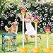 Infowush Torch Bubble Machine for Kids Rechargable Bubble Maker Bubble Toys with Light Music Outdoor Automatic Standing Height Adjustable Bubble Machine for Toddlers 13 Xmas Birthday Party Gifts - Image 2