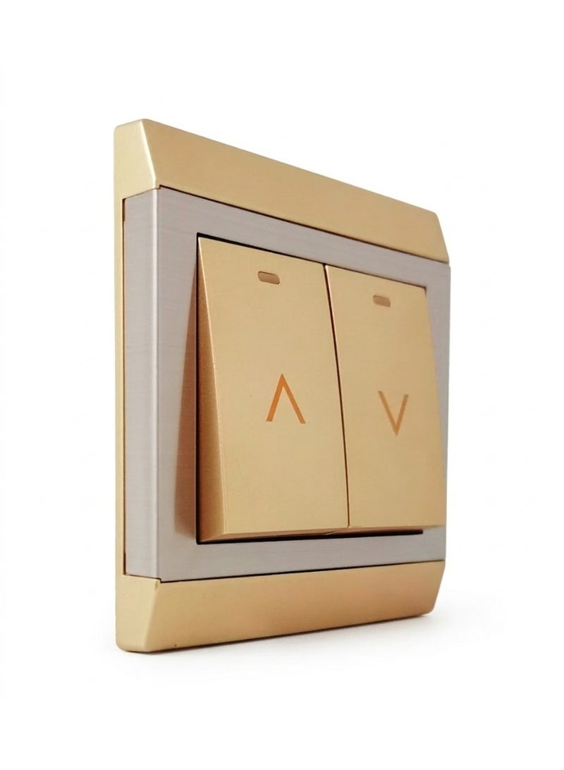 Windows Shutter Curtain Switch Gold - Image 2